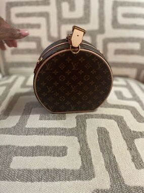 Louis Vuitton Brown Monogram Round Mini Crossbody